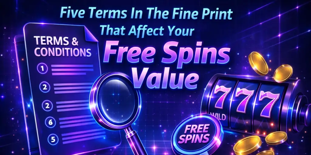Five Terms In The Fine Print That Affect Your Free Spins Value