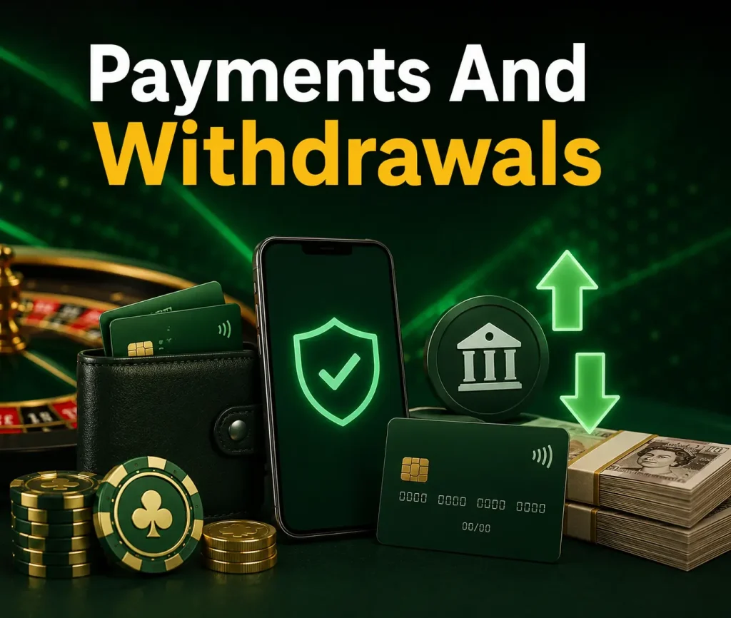 Payments And Withdrawals