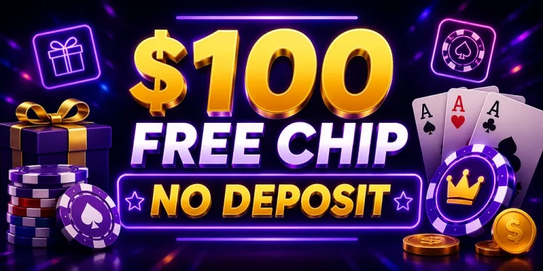 $100 Free Chip No Deposit