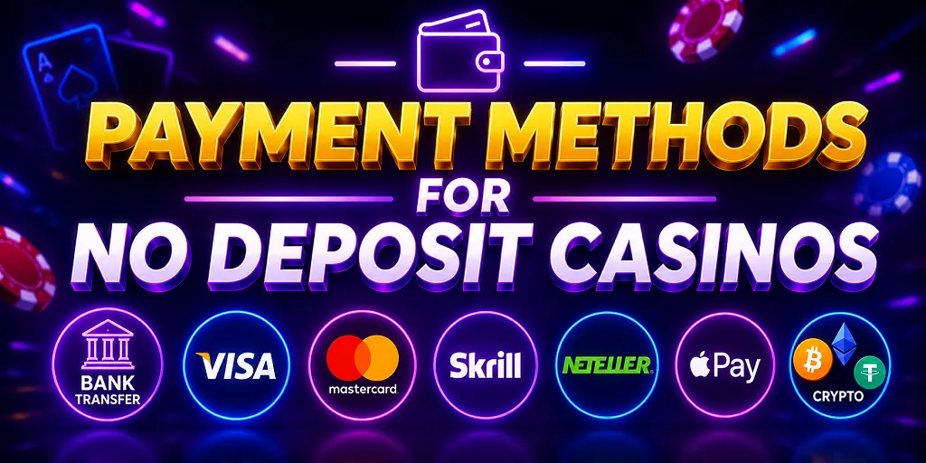Payment Methods For No Deposit Casinos