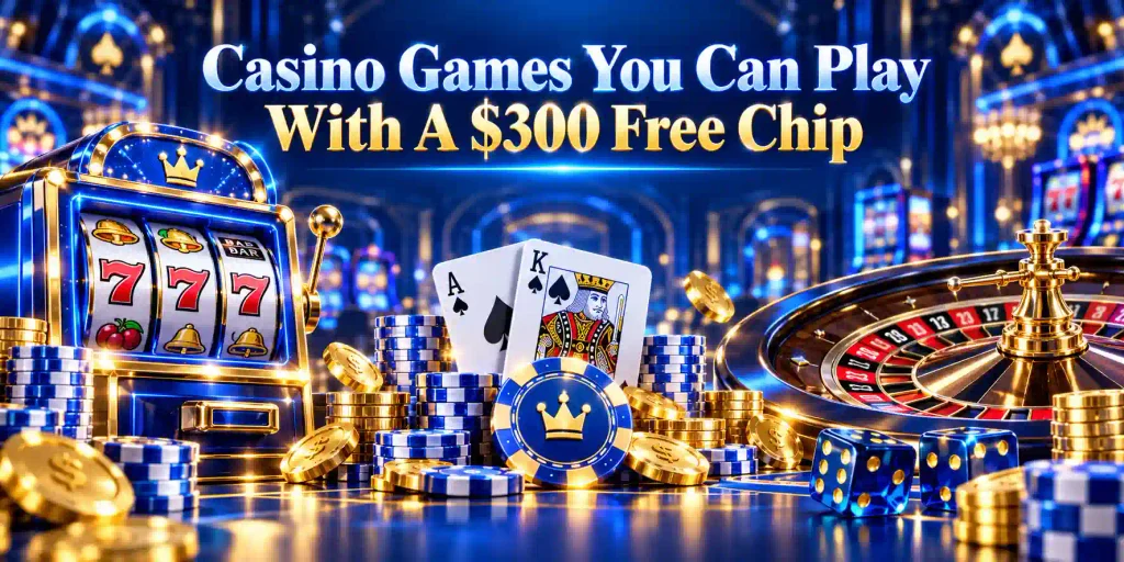 Casino Games You Can Play With A $300 Free Chip