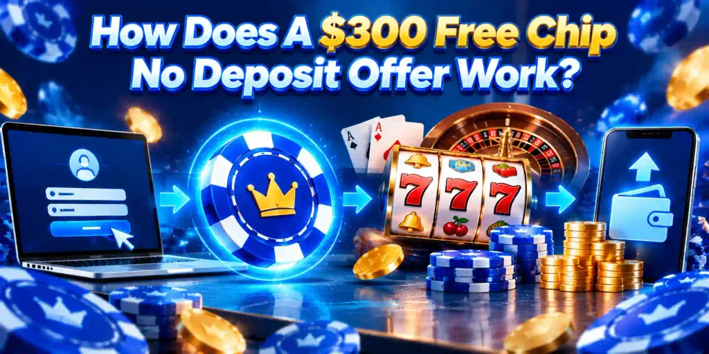 How Does A $300 Free Chip No Deposit Offer Work
